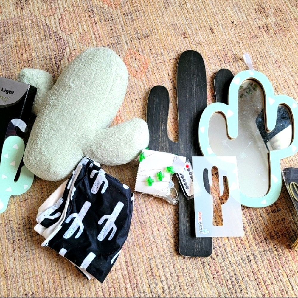 Cactus decor assortment